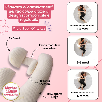 HIBUMP™ - Supporto ergonomico per gravidanza e allattamento