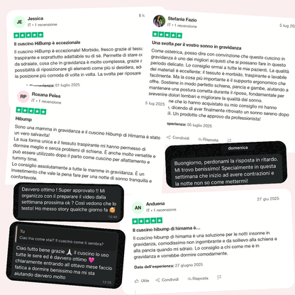 Cuscino a 3 pezzi per dormire sul fianco sinistro. Supporto ergonomico per alleviare sintomi gravidanza e sonno in sicurezza