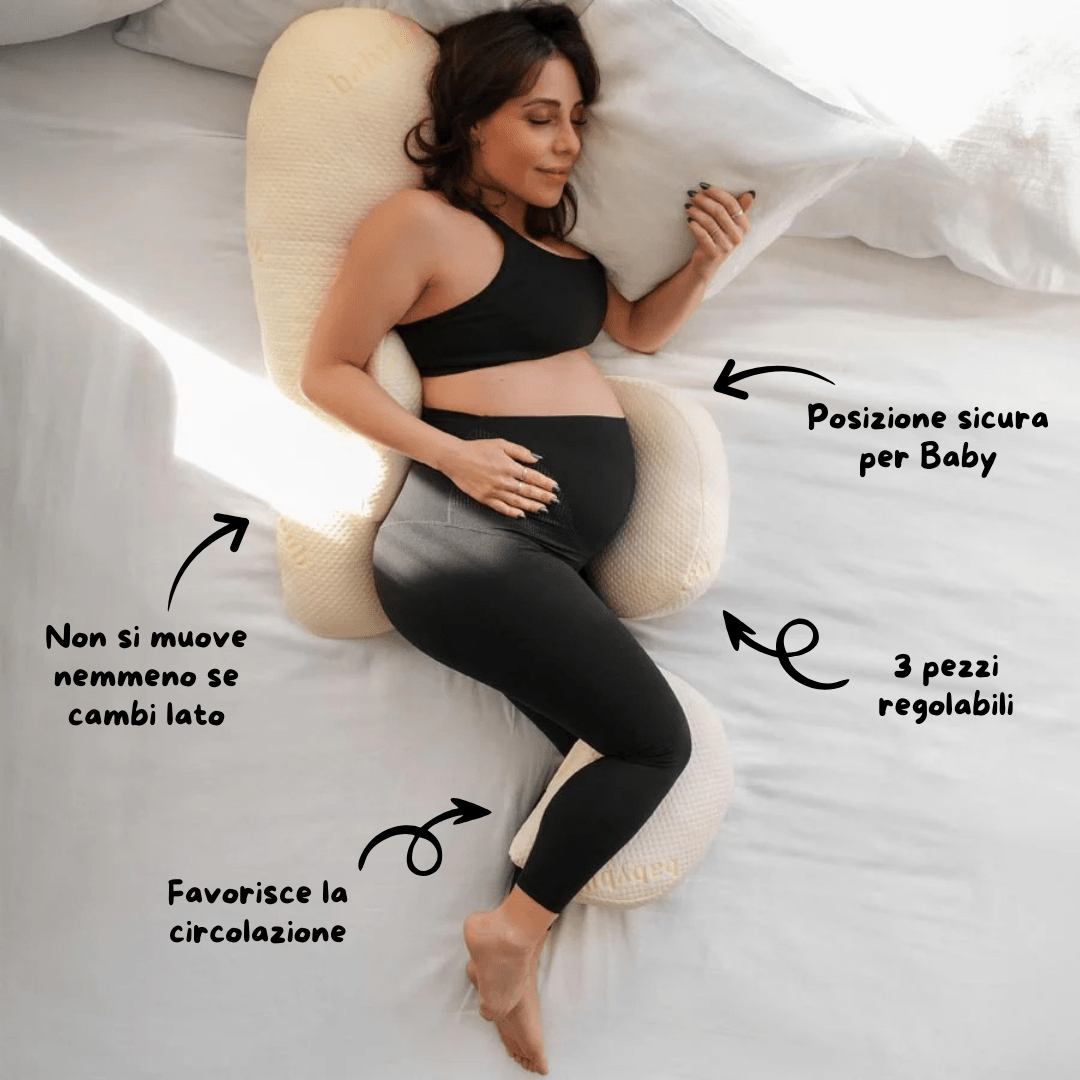 HIBUMP™ Cuscino gravidanza 3 pezzi - Supporto ergonomico per pancia schiena fianchi e gambe - Himama StoreCuscino per gravidanzacomecuscinocuscino hibump