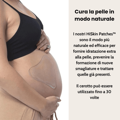 HISKIN - 2 Patch adesivi riutilizzabili per trattamento naturale anti - smagliature - Himama Store