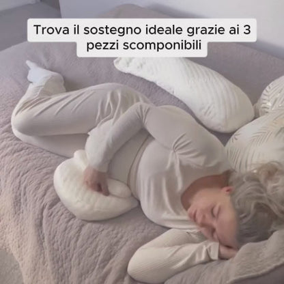 HIBUMP - Cuscino gravidanza 3 pezzi