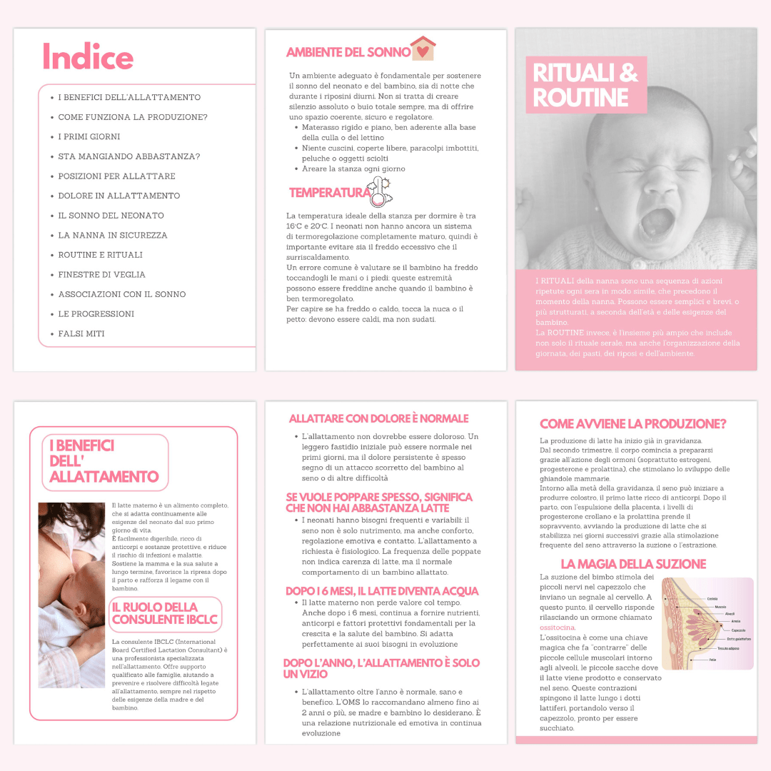 Sonno e Allattamento infantile - Guida digitale a cura di Silvia Gavuzzi IBCLC - Himama StoreGuida digitalecuscino hibumpcuscino himamadormire